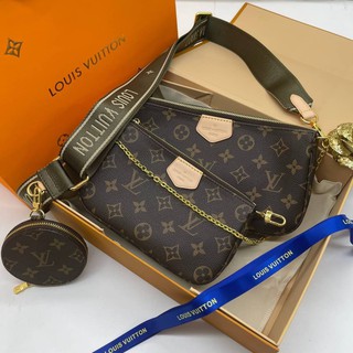 Louis vuitton  multi pochette accessoires Grade Hiend Size 23 cm  อปก.Fullboxset