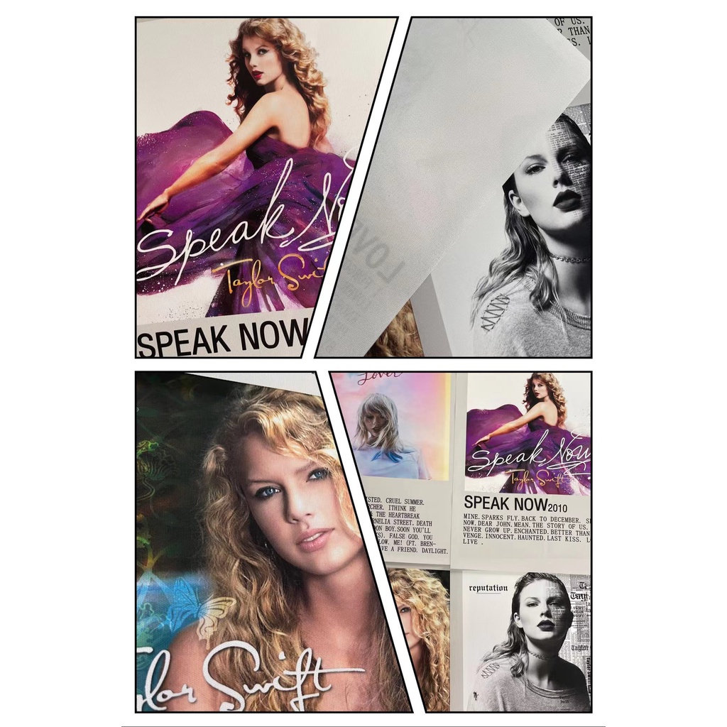 ภาพสินค้าโปสเตอร์ภาพวาดผ้าใบ Taylor Swift ไม่มีกรอบ สําหรับตกแต่งบ้าน จากร้าน haiteruisen01.th บน Shopee ภาพที่ 2