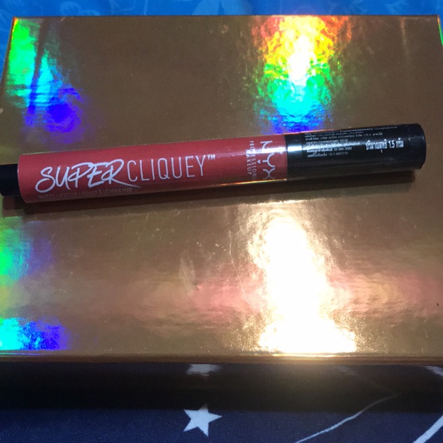 1แถม1-ลิปสติกnyx-super-cliquey-matte-lipstick