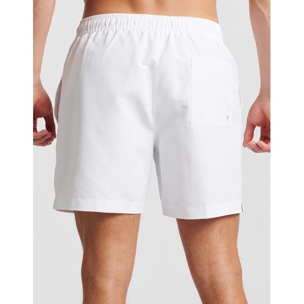 พร้อมส่ง-size-2xl-กางเกงว่ายน้ำ-calvin-klein-drawstring-swim-shorts-สีขาว