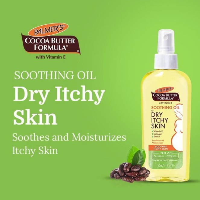 PALMER'S OIL FOR DRY ITCHY SKIN 150 ML ปาล์มเมอร์ สำหรับคุณแม่ตั้งครรภ์