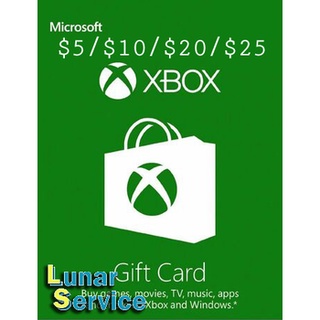 Xbox Live Gift Card US $5 / $10 / $20 / $25 สำหรับ US Account (รบกวนอ่านรายละเอียดสินค้า)