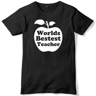 [S-5XL] เสื้อยืด พิมพ์ลาย Worlds Bestest Teacher แฟชั่นสําหรับผู้ชาย ใหม่ เสื้อยืด คอกลม แขนสั้น ผ้าฝ้าย แฟชั่นฤดูร้อน