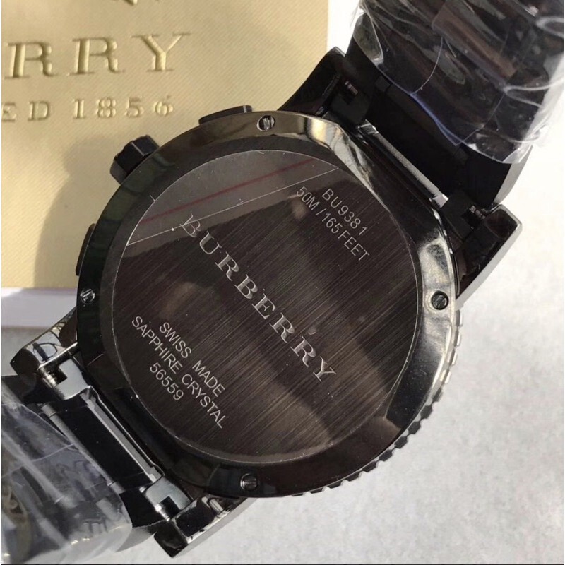 burberry-burberry-นาฬิกา-bu9381-สไตล์อังกฤษนาฬิกาเซรามิกกรอบสามตาเวลาสแตนเลสสายนาฬิกา-ผู้ชายนาฬิกา-44mm