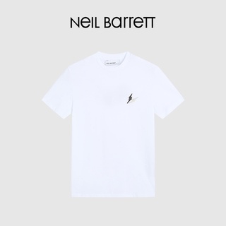 เสื้อยืดอินเทรนด์ผู้ชายอินเทรนด์ผู้หญิง[lightning Series] เสื้อยืดแขนสั้น พิมพ์ลาย NEIL BARRETT Neo Bennett แฟชั่นฤดูใบไ