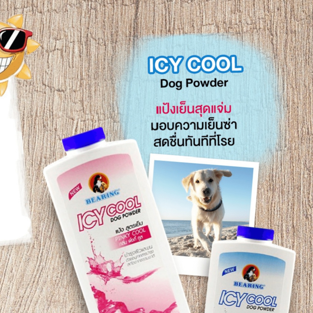 Bearing แป้งสูตรเย็น ICY Cool Powder แป้งสูตรเย็น ขนาด 150g. | Shopee ...
