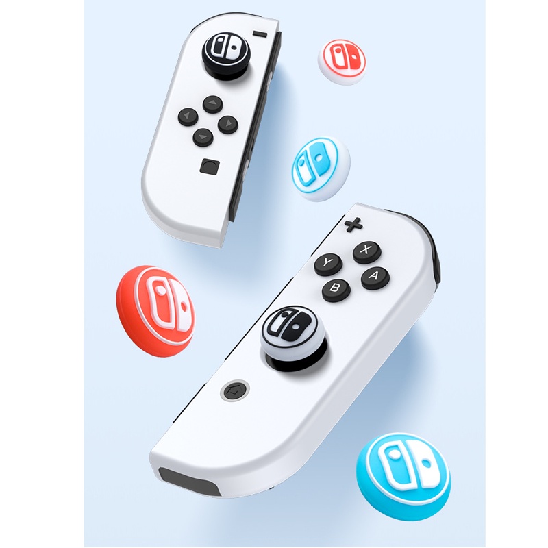 thumbgrip-analog-ครอบปุ่มจุกยาง-joycon-ลาย-logo-switch-สำหรับ-nintendo-switch-oled-lite-ดีไซน์ใหม่ล่าสุด-1ชุด-4ชิ้น