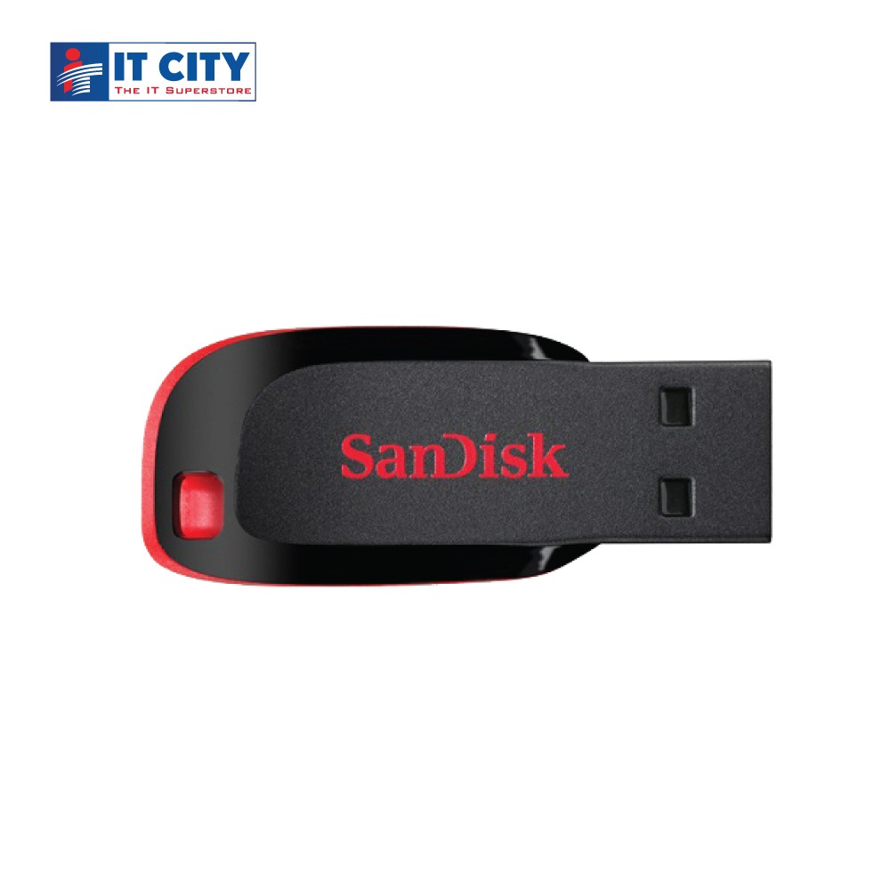 ภาพหน้าปกสินค้าSANDISK USB2.0 Cruzer Blade 16GB MS2-000844 แฟลชไดร์ฟ จากร้าน itcity บน Shopee