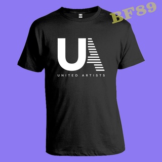 T-shirt  GILDAN ราคา เสื้อยืดลําลอง แขนสั้น พิมพ์ลายโลโก้ศิลปิน United สีดําS-5XL