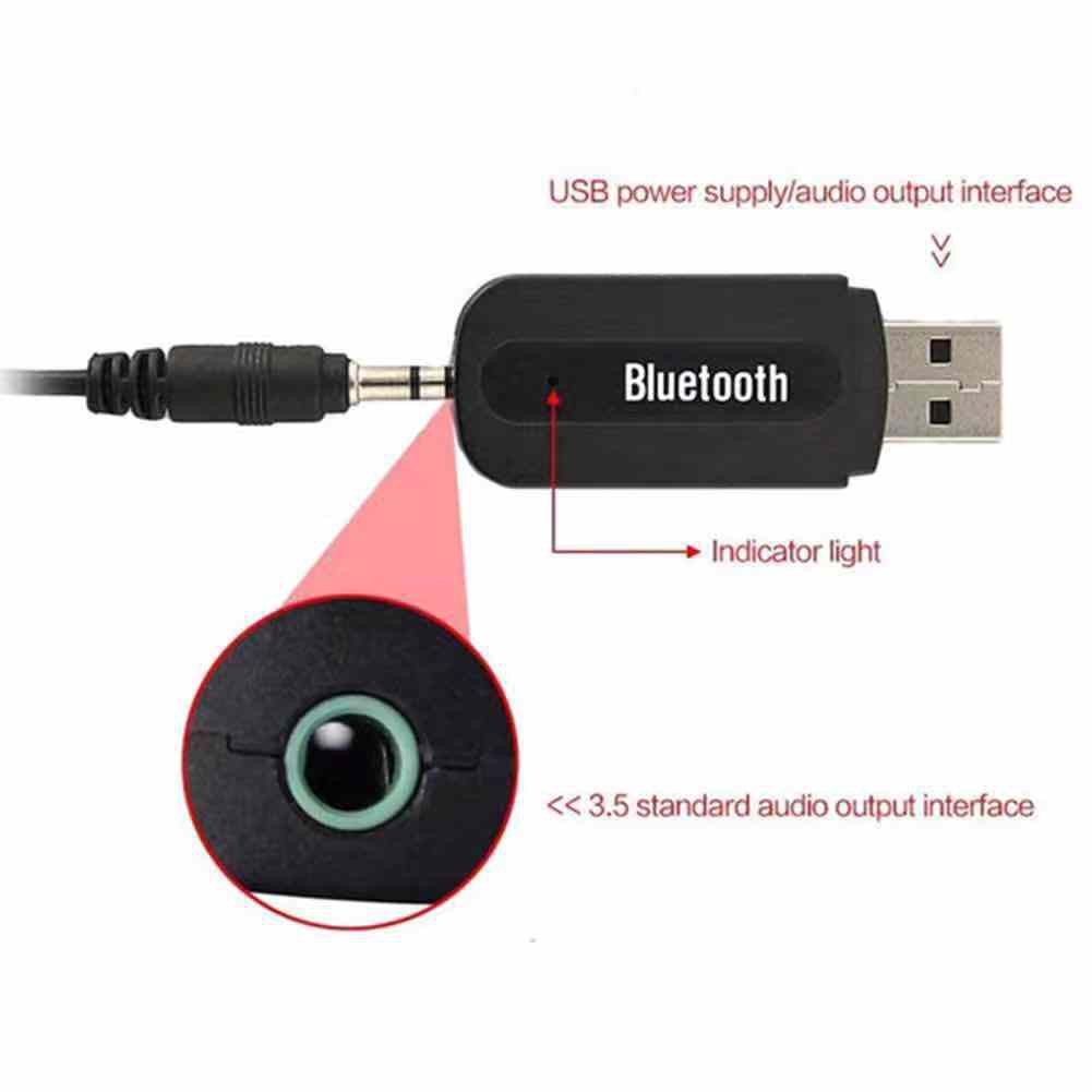 ภาพหน้าปกสินค้าบลูทูธมิวสิค BT163 Usb Bluetooth Audio Music Receiver Adapter 3.5mm จากร้าน fdgadget2 บน Shopee