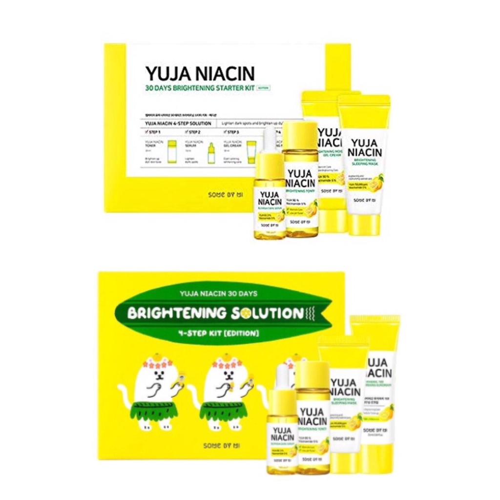 ภาพหน้าปกสินค้าซัมบายมี ยูจา เซ็ท SOME BY MI YUJA NIACIN 30DAYS BRIGHTENING STARTER KIT 4 item / Brightening Solution 4-Step Kit