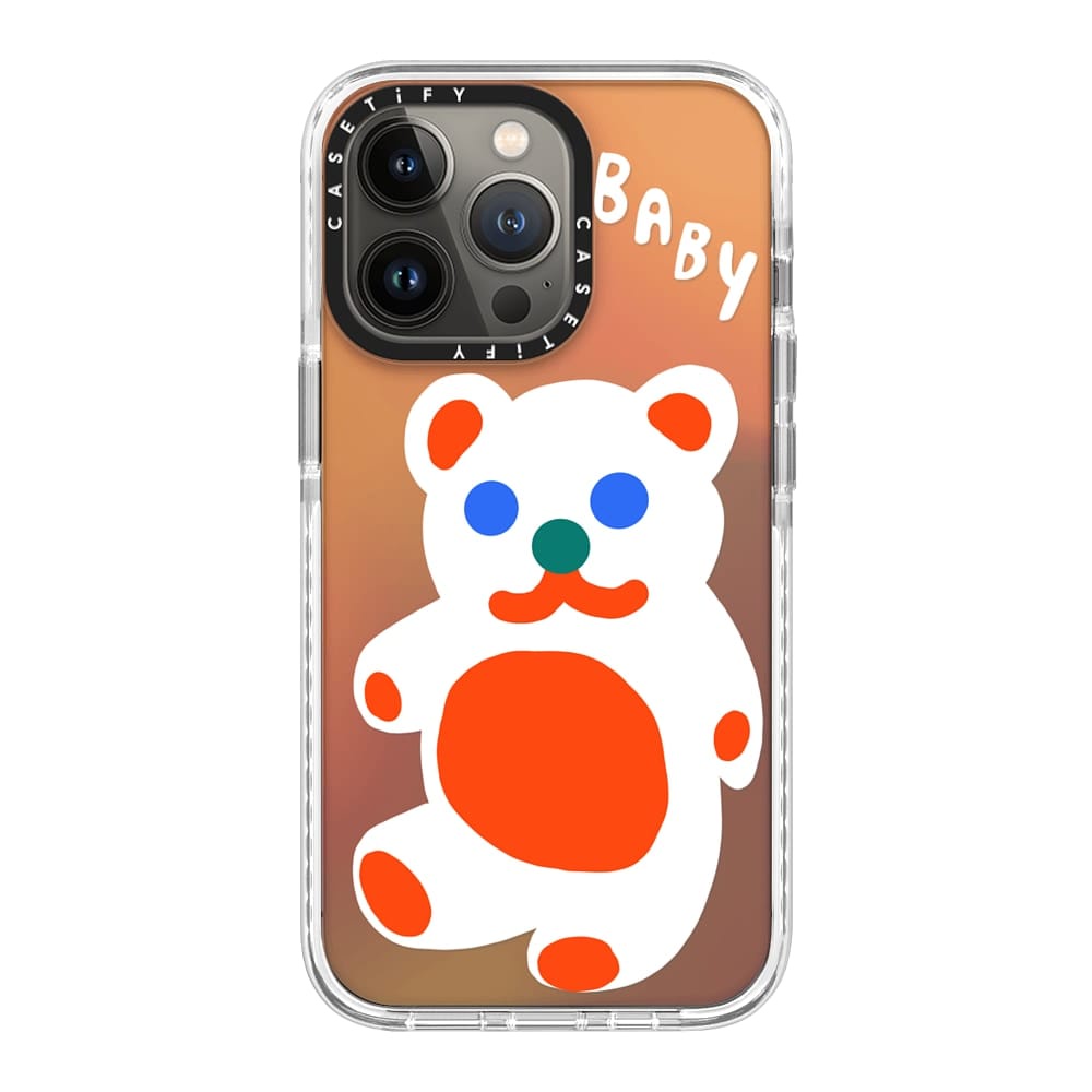 casetify-baby-bear-by-katie-benn-13-pro-impact-case-color-sheer-iridescent