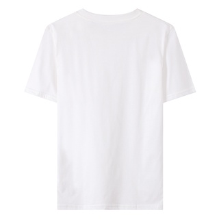 เสื้อยืดสีขาว94257# เสื้อยืดแขนสั้น ทรงหลวม ออกแบบดี แบบเรียบง่าย แฟชั่นฤดูใบไม้ผลิ และฤดูร้อน