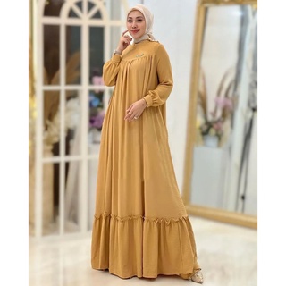 Audry Dress BC CRINKLE Material Get Womens Gamis (ไม่รวม HIJAB) ชุดเดรสมุสลิม เสื้อผ้าสตรี มุสลิม โมเดลล่าสุด 2022 เกมมิส ชุดเดรสร่วมสมัย สไตล์เกาหลี