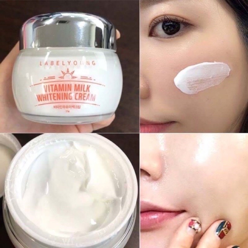 labelyoung-vitamin-milk-whitening-cream-55-g-ครีมหน้าสด-ลาเบลยัง