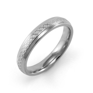 555jewelry 316L Ringแหวน รุ่น MNR-052T-A (สีSteel) ]R44]