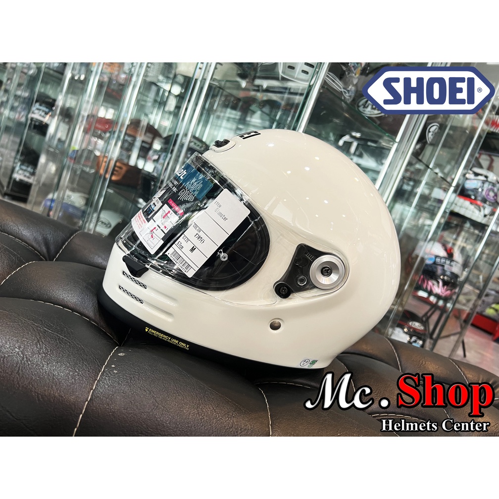 ภาพหน้าปกสินค้าหมวกกันน็อค SHOEI GLAMSTER WHITE (ชิวหน้าหมวกสีดำต้องซื้อเพิ่มครับ) จากร้าน maxax2 บน Shopee
