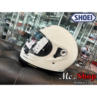 ภาพขนาดย่อของภาพหน้าปกสินค้าหมวกกันน็อค SHOEI GLAMSTER WHITE (ชิวหน้าหมวกสีดำต้องซื้อเพิ่มครับ) จากร้าน maxax2 บน Shopee