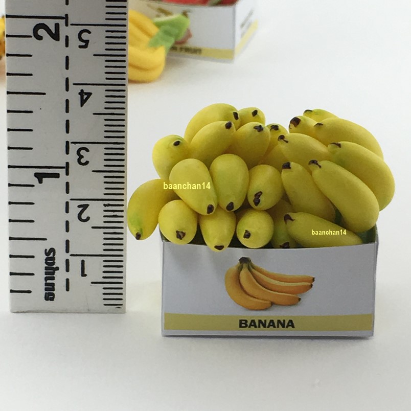 ของจิ๋ว-กล้วยจิ๋ว-ในกล่อง-miniature-banana-in-box-ของเล่น-ของสะสม-ของตกแต่ง-บ้านตุ๊กตา-ของสะสม-ของที่ระลึก-ดินปั้นกล้วย