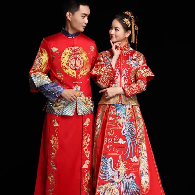 ชุดกี่เพ้าชุดแต่งงานจีน ราคาเช่า กรุณาติดต่อร้านก่อนสั่ง | Shopee Thailand