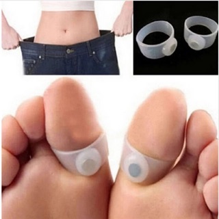 2pcs Fast ลดน้ำหนัก Toe แหวนแม่เหล็ก Slimming Body ผลิตภัณฑ์นวดเท้าไขมัน Keep Fit Shaper ที่ดีที่สุดขาย