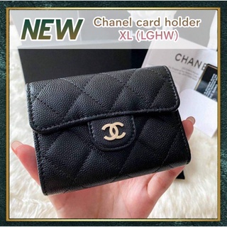 [สอบถามก่อนกดซื้อ]​ แท้​ 💯 New Chanel card holder XL (LGHW)