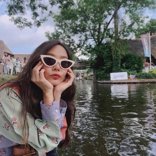 ‼️COD‼️ 🔥ถูกที่สุด🔥 แว่นตาแคทอาย แว่นตากันแดดแฟชั่น crystalmoon