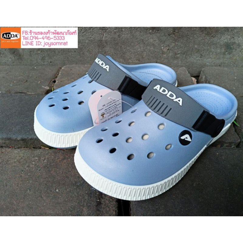 Adda เบอร์4-11 (46) รองเท้าหัวโต หุ้มหัว รุ่นใหม่ นิ่ม ใส่สบาย ไม่ลื่น ...