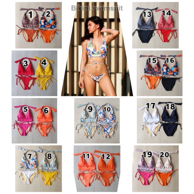 bikini-swimsuit-ชุดว่ายน้ำบิกินี่-ชุดว่ายน้ำผู้หญิง-vintage