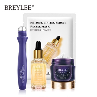 BREYLEE Retinol Anti Aging Facial Skin Care Series(Serum,Eye Cream,Face Cream,Face Mask)