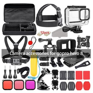 ภาพหน้าปกสินค้าGopro HERO8 Accessories Kit-2 อุปกรณ์เสริมสําหรับกล้อง Gopro Hero 8 (K43) ที่เกี่ยวข้อง