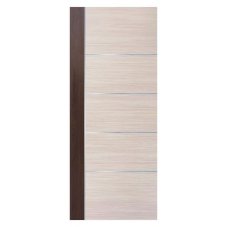 Interior door INTERIOR HPL DOOR ECO-DOOR 5I 90X220CM CREAM-OAK Door frame Door window ประตูภายใน ประตูภายในHPL ECO-DOOR