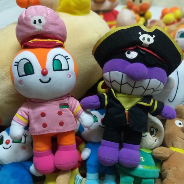 โดคินจัง-ไบกิ้นแมน-dokinchan-baikinman-เรื่อง-anpan-anpanman-อันปัง-อันปังแมน-ตุ๊กตามือสองญี่ปุ่น