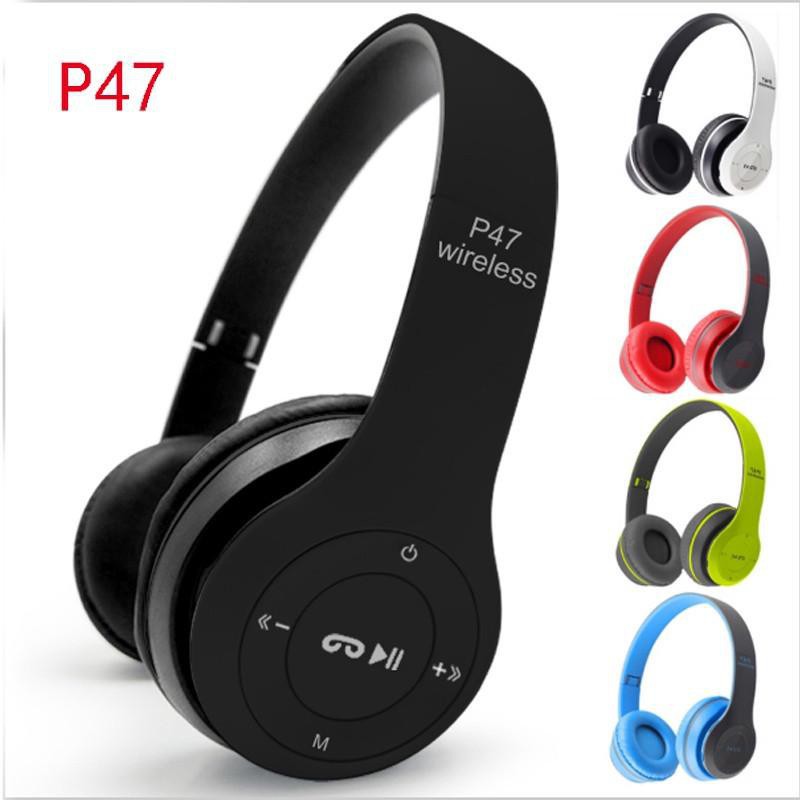 ภาพหน้าปกสินค้าหูฟัง Bluetooth หูฟัง บลูทูธ ไร้สาย หูฟังบลูทูธ P47 เสียงดี Wireless Bluetooth Stereo Headset หูฟัง จากร้าน okd_shop บน Shopee