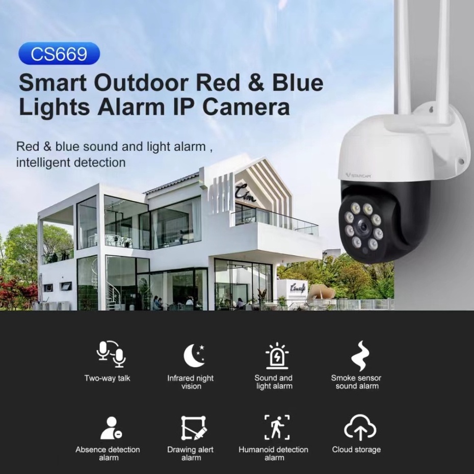 vstarcam-cs669-ความละเอียด-3-0-mp-1296p-กล้องวงจรปิดไร้สาย-ภาพสี-มีai-คนตรวจจับสัญญาณเตือน-outdoor-ip-camera