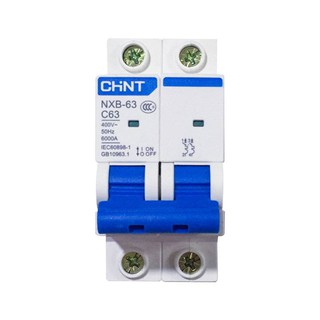 เบรกเกอร์ย่อย NXB-63  2P  AC  Circuit Breaker   