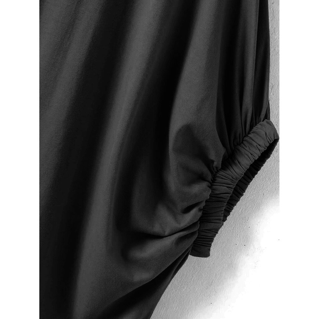 classy-sss-003-เสื้อผ้ายืด-oversize-ตัวยาว-ปลายแขนเย็บขอบยางยืด-ใส่หลวมๆ-แนวๆ-ผ้าค่อนข้างหนา