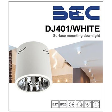 bec-ดาวน์ไลท์กระบอก-ยี่ห้อ-bec-4-รุ่น-dj401-สีดำ-ขาว