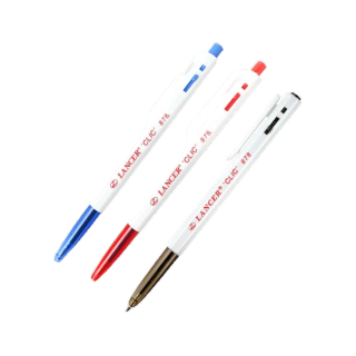 LANCER ปากกาลูกลื่น ขนาดเส้น 0.7 mm. CLIC 878