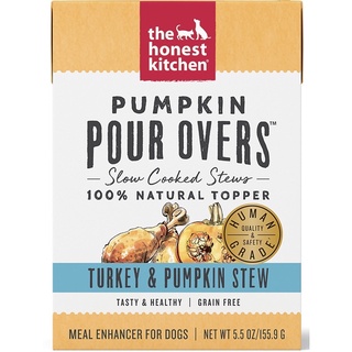 อาหารเปียกสุนัข The Honest Kitchen สูตร Pumpkin Pour Overs Turkey &amp; Pumpkin Stew ขนาด 155.9 กรัม