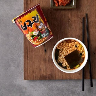 nongshim neoguri s-cup มาม่าเกาหลี บะหมี่กึ่งสำเร็จรูปรสซีฟู๊ด 62g  너구리 작은컵