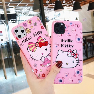 เคสโทรศัพท์มือถือลายดอกไม้คิตตี้สําหรับ Vivo V20 Y20 Y50 Y30 V19 V17 Y19 V15 S1 Y17 Y12 Y15 Y91 Y93 Y95 Y91C Y71 V5