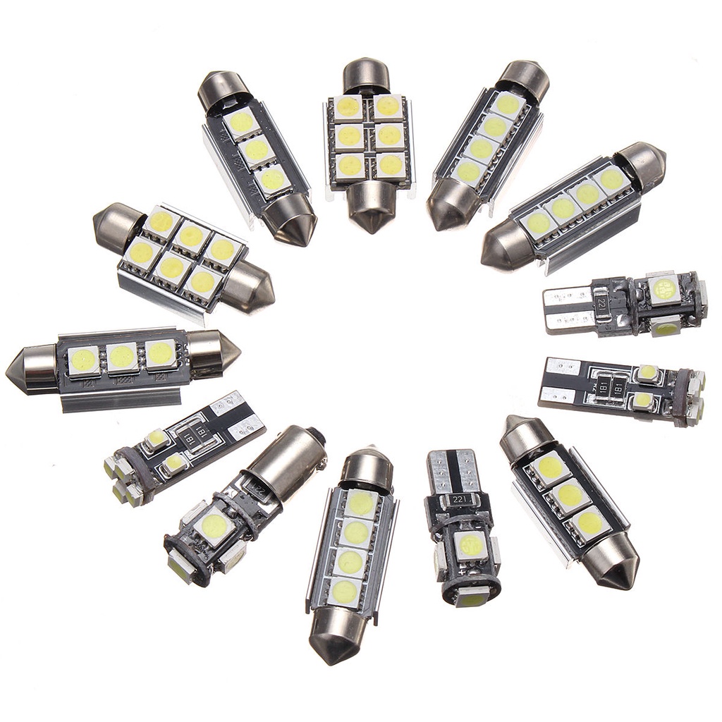 ชุดหลอดไฟ-led-ภายในรถยนต์-สีขาว-สําหรับ-vw-golf-6-mk6-gti-2010-2015-13-ชิ้น-dysunbey
