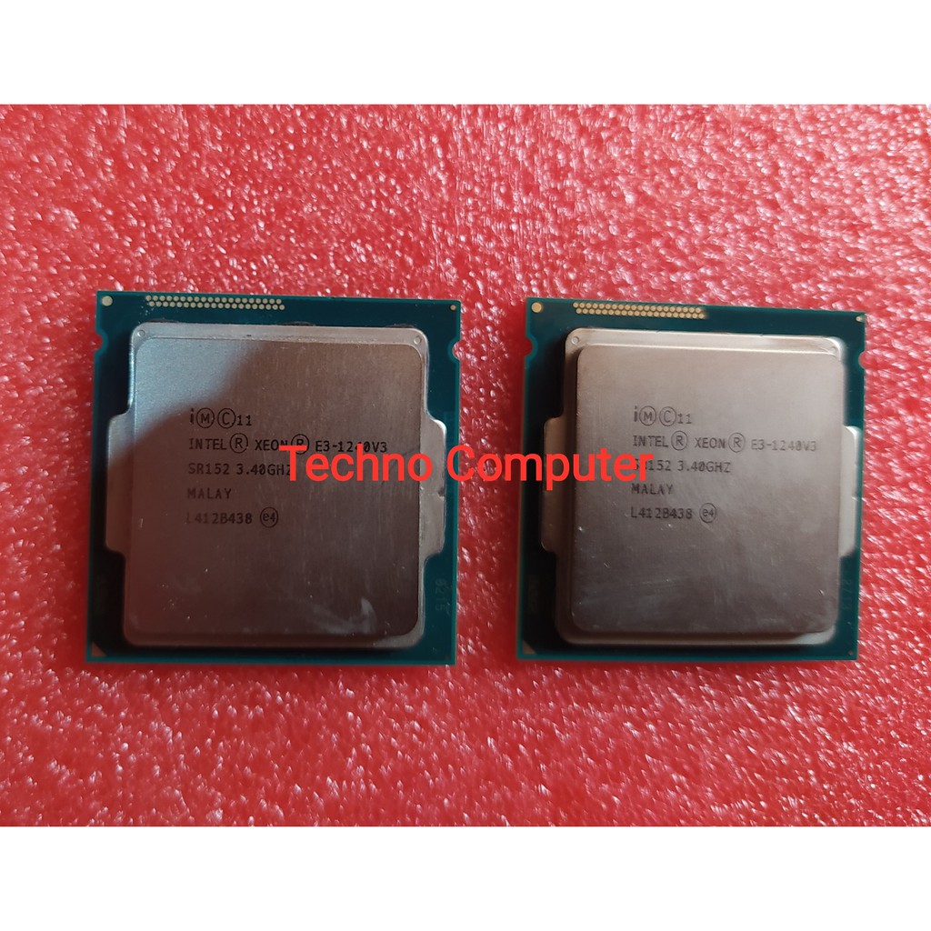 Intel Xeon E3-1240-V3 3.4GHz 4-Cores 8 ด้าย LGA 1150 E3 1240 V3 Haswell ...