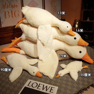 Soothing Big White Geese Pillow Duck Doll Plush Toy Doll Childrens Large Birthday Gift