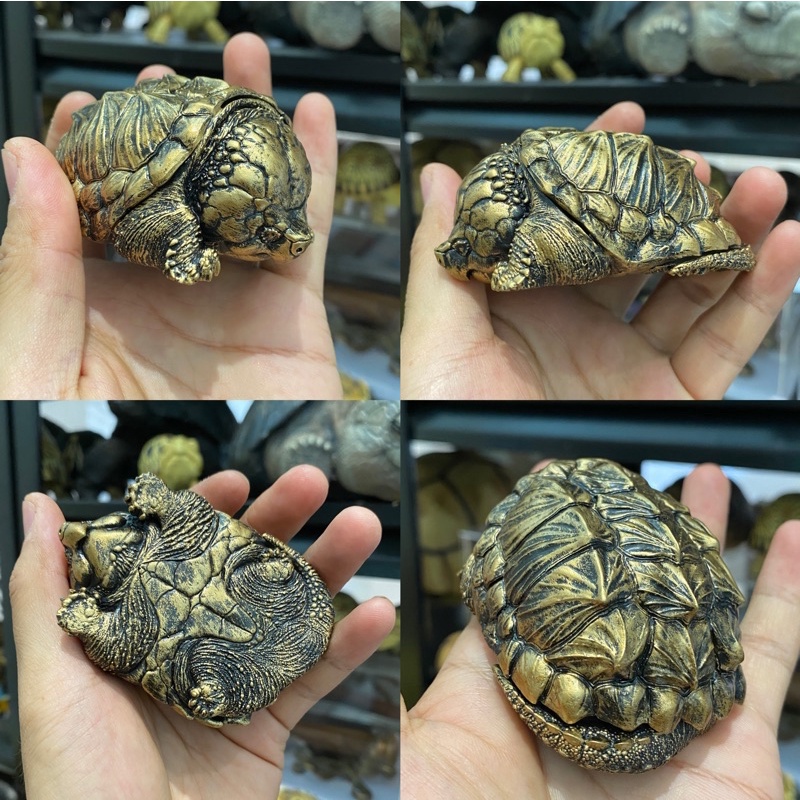 bighead series snipping turtle figurines recast โมเดลเต่าตัวเล็ก ...