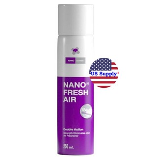 ภาพหน้าปกสินค้าNano Fresh Air Spray (250ml-ม่วง) สเปร์ยนาโน ฆ่าเชื้อโรคในอากาศ ขจัดกลิ่นอับชื้น  ดับกลิ่นเหม็น ที่เกี่ยวข้อง