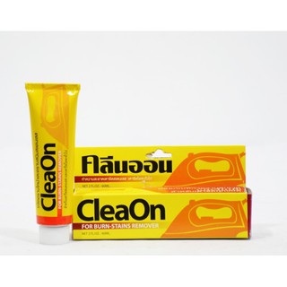 ภาพขนาดย่อของภาพหน้าปกสินค้า9.15โค้ดส่งฟรีหน้าร้าน Clean-On คลีนออน ครีมทำความสะอาดเตารีด ขจัดคราบไหม้และสนิมบนโลหะเตารีด (60 กรัม) จากร้าน tipsathien999 บน Shopee