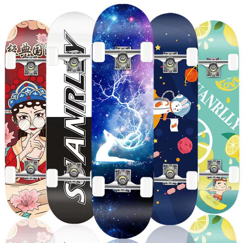 skateboards-สเก็ตบอร์ด-สเก็ตบอร์ดผู้ใหญ่-สเก็ตบอร์ดถูกๆ-ขนาด80-20-10cm-สเก็ตบอร์ดพร้อมเล่น-สำหรับผู้เริ่มหัดเล่น