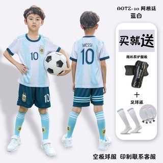 ชุดฟุตบอลเด็กสำหรับเด็กชายและเด็กหญิงในฤดูร้อนเสื้อแขนสั้นสำหรับเกมอนุบาลการปรับแต่งชุดกีฬา Yixi